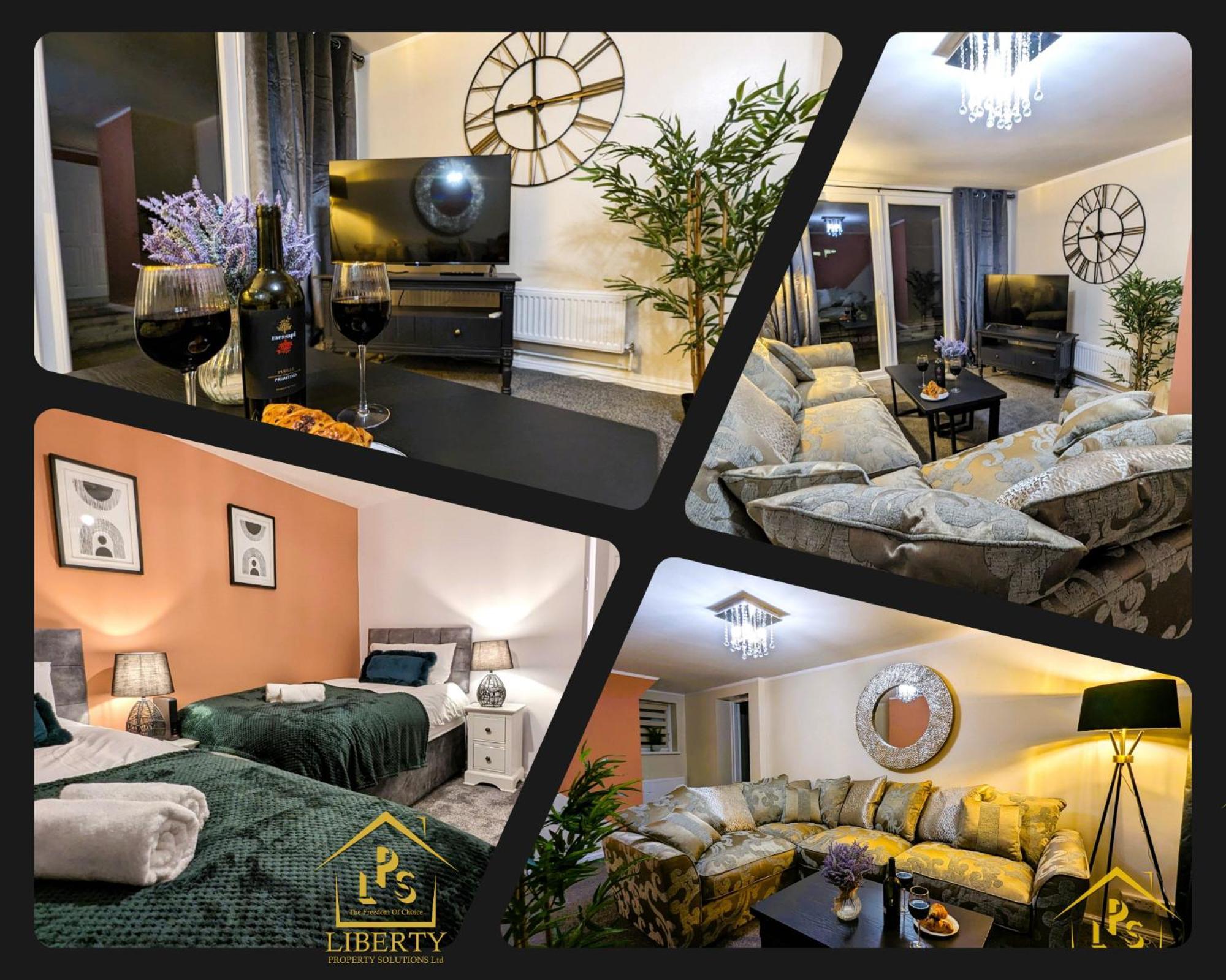6 Guests * 4 Bedroom * Free Wi-Fi *Huntingdon Esterno foto